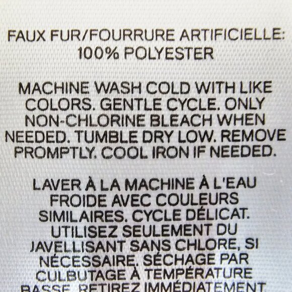 πLike Newπ Express Animal Print Half-Zip Teddy Jacket, Tan/Brown/Black Size XS - Picture 7 of 7